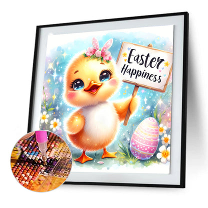 Diamond Painting - Full Round - easter chick (30*30CM)