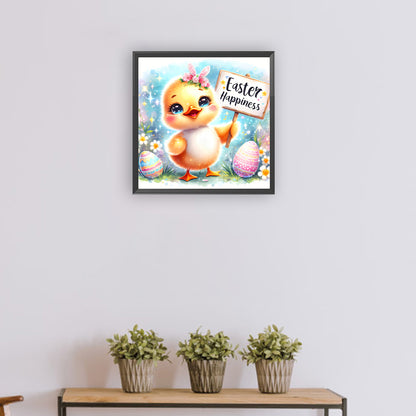 Diamond Painting - Full Round - easter chick (30*30CM)
