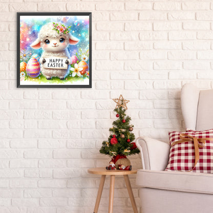 Diamond Painting - Full Round - easter lamb (30*30CM)