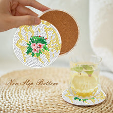 Load image into Gallery viewer, 8 Pcs Diamond Art Coasters Diamond Art Painting Coasters Kit with Holder (Cross)
