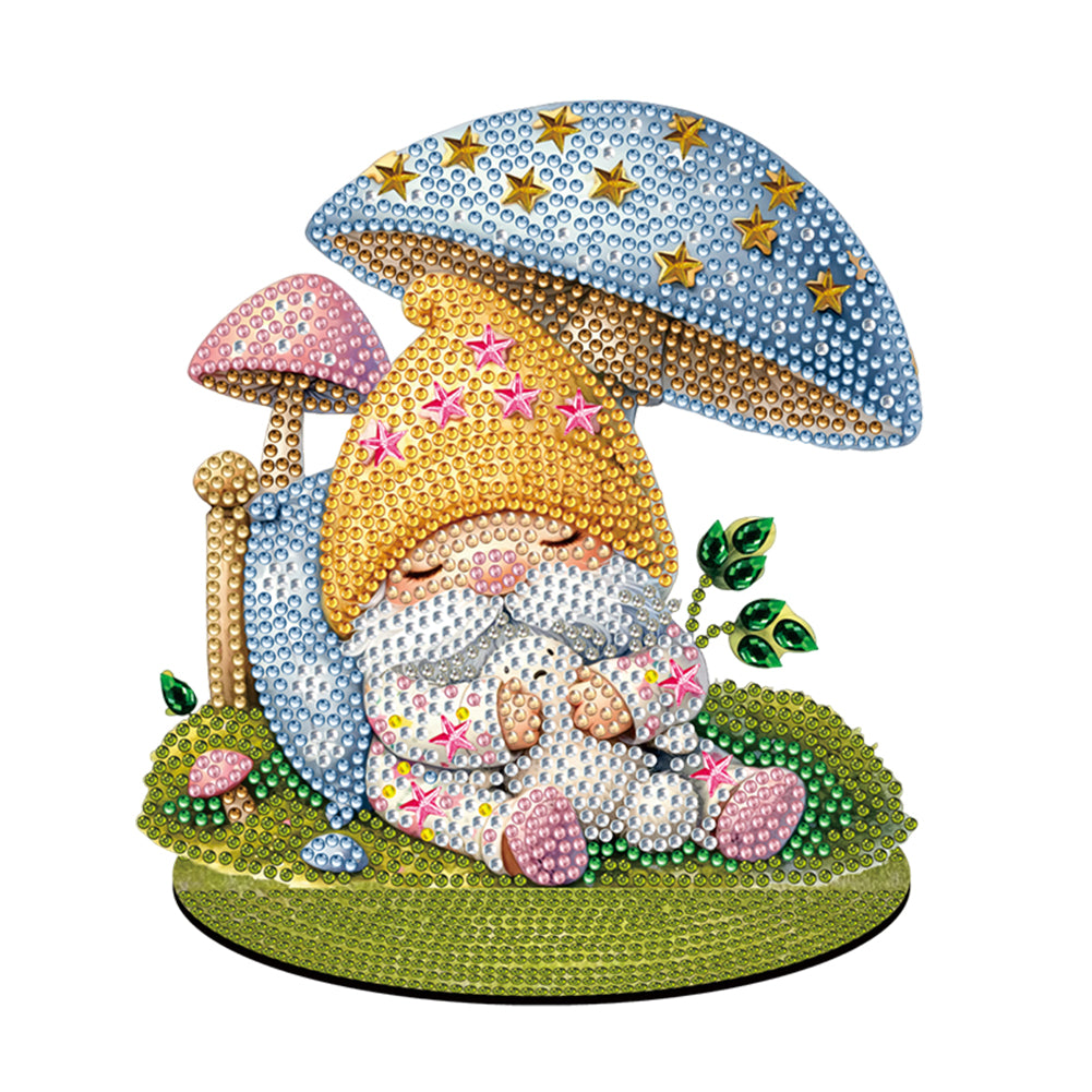 Single-Side Special Shape Desktop Diamond Art Kits for Home Decor (Baby Gnome)