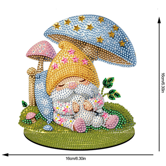 Single-Side Special Shape Desktop Diamond Art Kits for Home Decor (Baby Gnome)