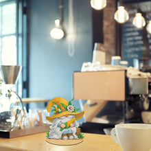 Load image into Gallery viewer, Single-Side Special Shape Desktop Diamond Art Kits for Home Decor (Farm Gnome)
