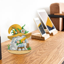 Load image into Gallery viewer, Single-Side Special Shape Desktop Diamond Art Kits for Home Decor (Farm Gnome)
