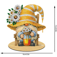 Load image into Gallery viewer, Single-Side Special Shape Desktop Diamond Art Kits for Home Decor (Bee Gnome)
