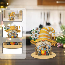 Load image into Gallery viewer, Single-Side Special Shape Desktop Diamond Art Kits for Home Decor (Bee Gnome)
