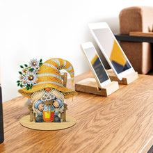 Load image into Gallery viewer, Single-Side Special Shape Desktop Diamond Art Kits for Home Decor (Bee Gnome)
