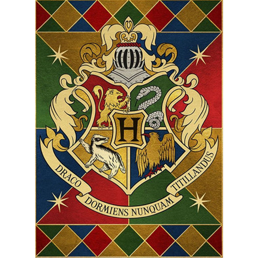 AB Diamond Painting - Full Round - Magic Academy Badge (40*55CM)