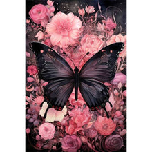 Load image into Gallery viewer, AB Diamond Painting - Full Round - flowers butterfly (40*60CM)
