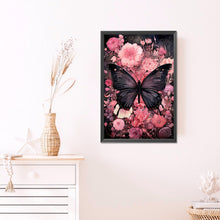 Load image into Gallery viewer, AB Diamond Painting - Full Round - flowers butterfly (40*60CM)
