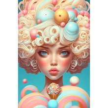 Load image into Gallery viewer, AB Diamond Painting - Full Round - candy girl (40*60CM)
