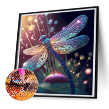 Load image into Gallery viewer, Diamond Painting - Full Round - glowing dragonfly (30*30CM)
