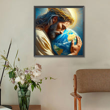 Load image into Gallery viewer, Diamond Painting - Full Round - Earth and Jesus (30*30CM)
