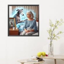 Load image into Gallery viewer, Diamond Painting - Full Round - Miss the puppy (30*30CM)
