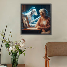 Load image into Gallery viewer, Diamond Painting - Full Round - Miss the puppy (30*30CM)
