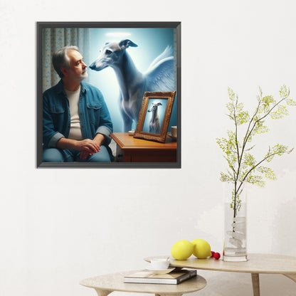 Diamond Painting - Full Round - Miss the puppy (30*30CM)
