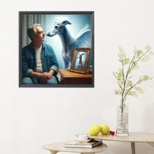Load image into Gallery viewer, Diamond Painting - Full Round - Miss the puppy (30*30CM)
