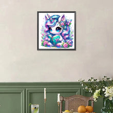 Load image into Gallery viewer, Diamond Painting - Full Square - Reading Unicorn (30*30CM)
