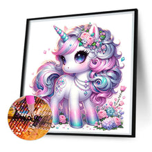 Load image into Gallery viewer, Diamond Painting - Full Square - black and white unicorn (30*30CM)
