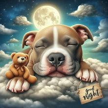 Load image into Gallery viewer, Diamond Painting - Full Round - Good night bear and puppy (30*30CM)

