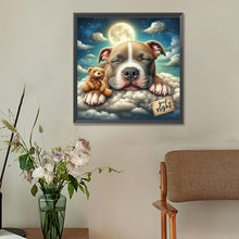 Load image into Gallery viewer, Diamond Painting - Full Round - Good night bear and puppy (30*30CM)
