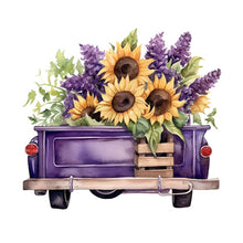 Load image into Gallery viewer, Diamond Painting - Full Square - purple truck (30*30CM)
