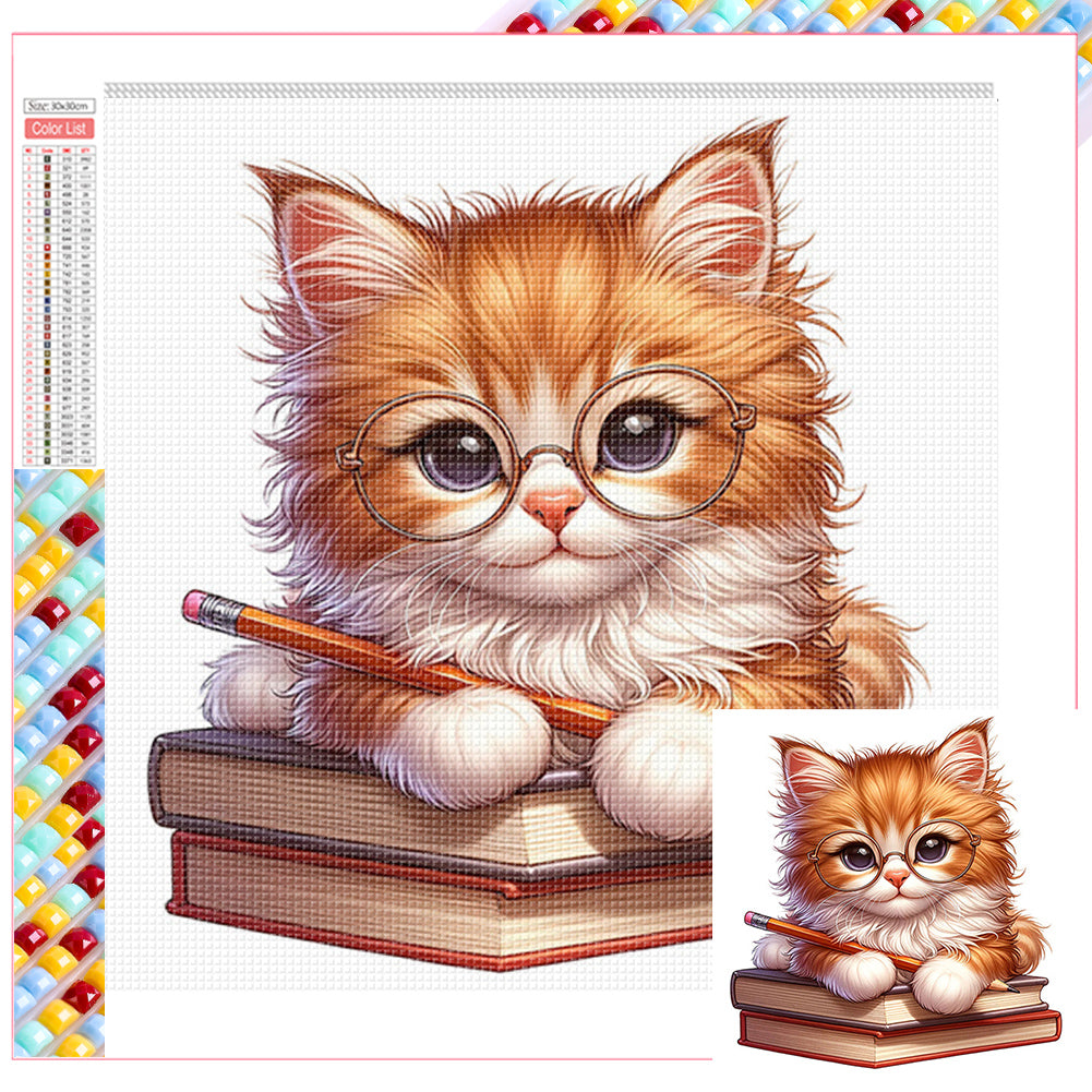 Diamond Painting - Full Square - cute kitten (30*30CM)