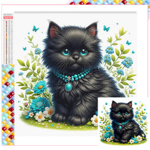 Load image into Gallery viewer, Diamond Painting - Full Square - cute kitten (30*30CM)
