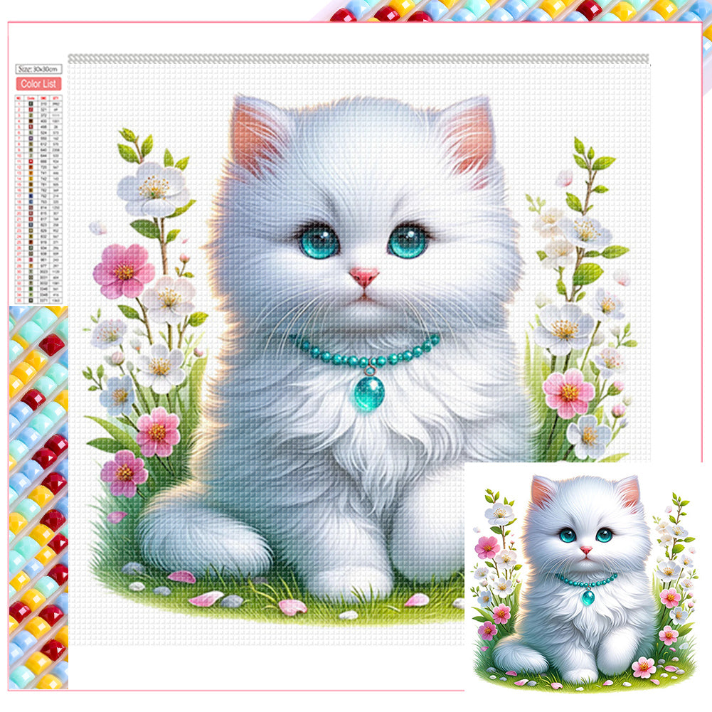 Diamond Painting - Full Square - cute kitten (30*30CM)