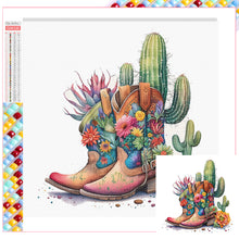 Load image into Gallery viewer, Diamond Painting - Full Square - boots (30*30CM)
