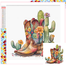Load image into Gallery viewer, Diamond Painting - Full Square - boots (30*30CM)
