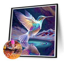 Load image into Gallery viewer, Diamond Painting - Full Round - glowing hummingbird (30*30CM)
