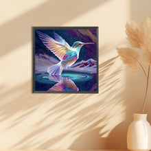 Load image into Gallery viewer, Diamond Painting - Full Round - glowing hummingbird (30*30CM)
