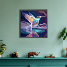 Load image into Gallery viewer, Diamond Painting - Full Round - glowing hummingbird (30*30CM)
