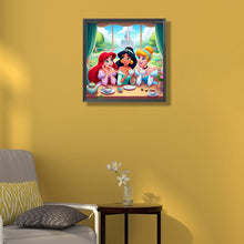 Load image into Gallery viewer, Diamond Painting - Full Round - three princesses (50*50CM)
