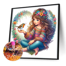 Load image into Gallery viewer, Diamond Painting - Full Round - girl (50*50CM)
