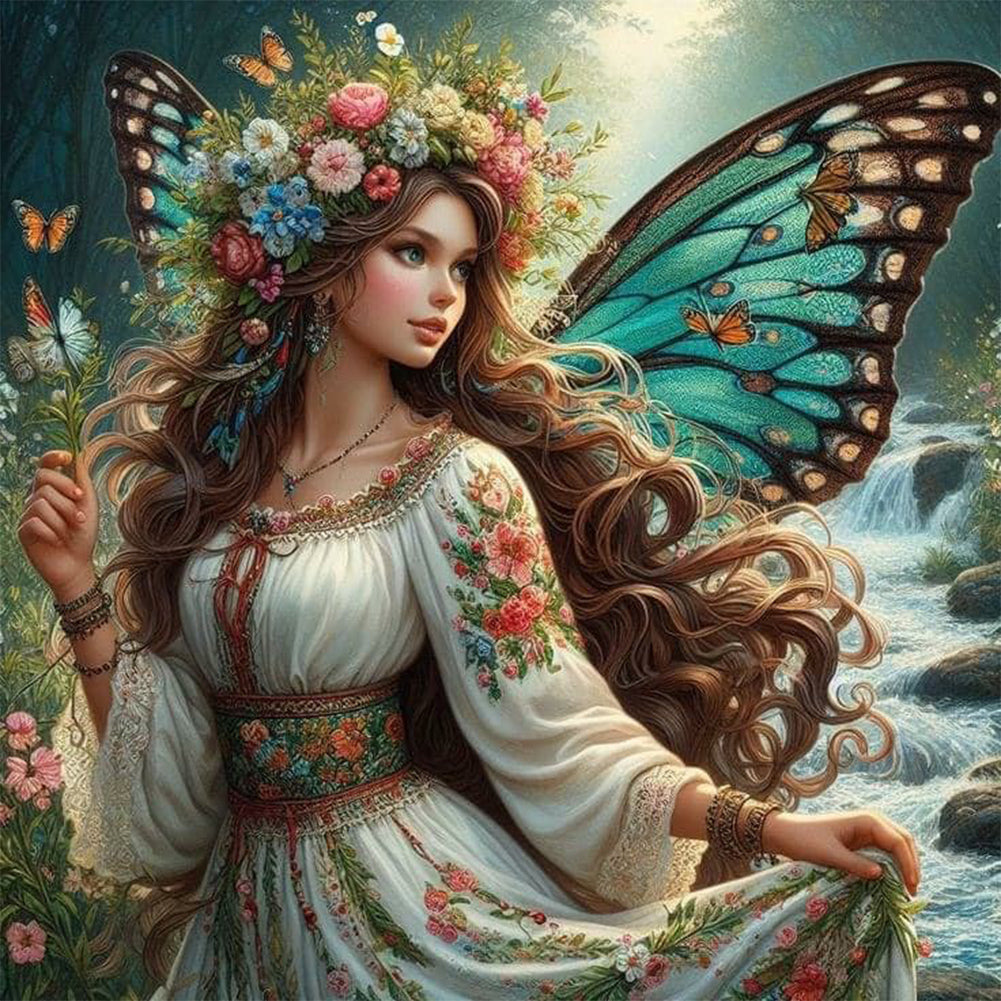 Diamond Painting - Full Round - girl (50*50CM)