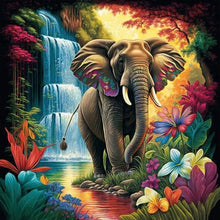 Load image into Gallery viewer, Diamond Painting - Full Round - elephant (50*50CM)
