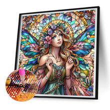 Load image into Gallery viewer, Diamond Painting - Full Round - glass art fairy (30*30CM)
