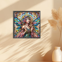 Load image into Gallery viewer, Diamond Painting - Full Round - glass art fairy (30*30CM)
