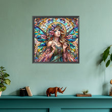 Load image into Gallery viewer, Diamond Painting - Full Round - glass art fairy (30*30CM)

