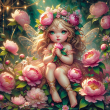 Load image into Gallery viewer, Diamond Painting - Full Round - flower elf (30*30CM)
