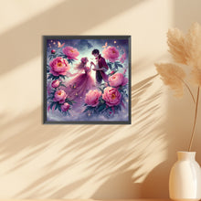 Load image into Gallery viewer, Diamond Painting - Full Round - flower couple (30*30CM)

