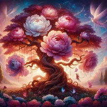 Load image into Gallery viewer, Diamond Painting - Full Round - flower tree (30*30CM)
