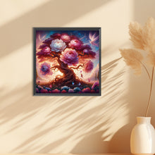 Load image into Gallery viewer, Diamond Painting - Full Round - flower tree (30*30CM)
