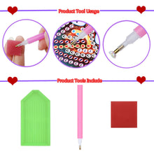 Load image into Gallery viewer, Diamond Painting - Partial Special Shaped - American flag fireworks (30*30CM)
