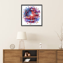Load image into Gallery viewer, Diamond Painting - Partial Special Shaped - American flag fireworks (30*30CM)

