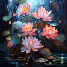 Load image into Gallery viewer, Diamond Painting - Full Square - glass art flowers (40*40CM)

