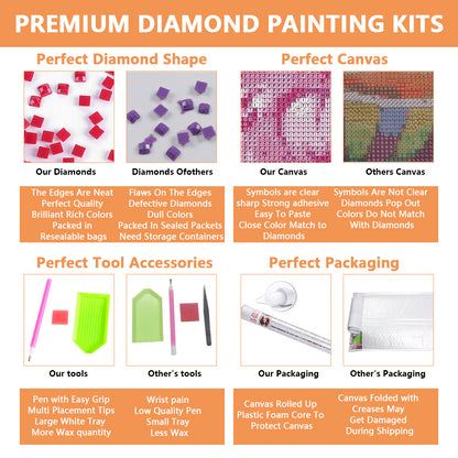 Diamond Painting - Full Square - glass art flowers (40*40CM)