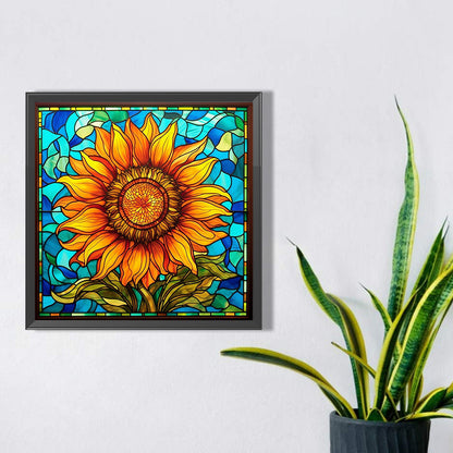 Diamond Painting - Full Square - glass art flowers (40*40CM)